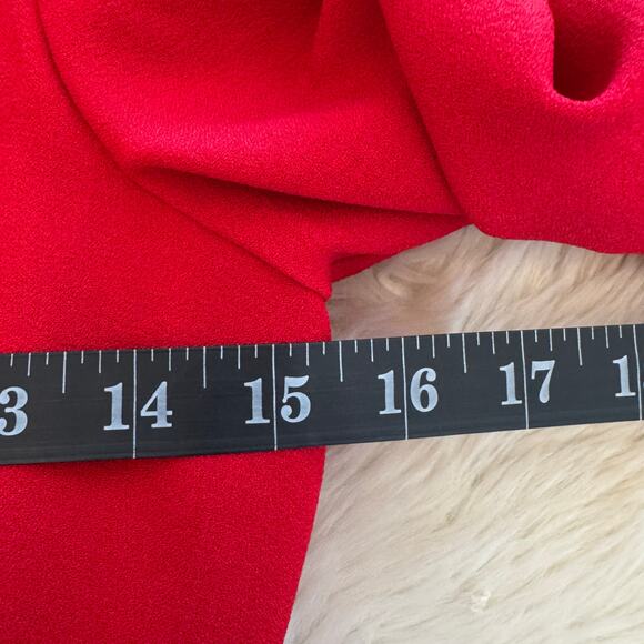 Chelsea28 Red Off Shoulder Bell Sleeve Dress 2 NWOT - Picture 7 of 12